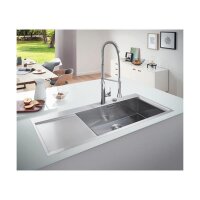 Grohe Einbauspüle K1000 80-S 116/52 1.0, Edelstahl