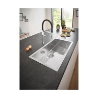 Grohe Spülbecken K700 Spüle 90-S 86,4/46,4 1.0, Edelstahl