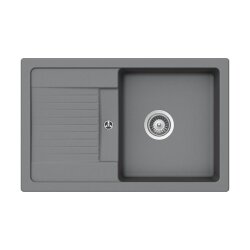 Schock Einbauspüle Cristalite Lima D-100 S A GCR Croma Exzenterbedienung