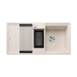 BLANCO Einbauspüle ADIRA 6 S Silgranit, InFino, softweiß