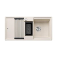 BLANCO Einbauspüle ADIRA 6 S Silgranit, InFino, softweiß