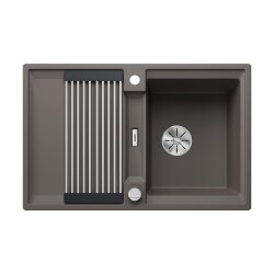BLANCO Einbauspüle ADIRA 45 S Silgranit, InFino, vulkangrau