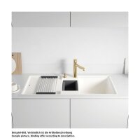 BLANCO Einbauspüle ADIRA 6 S-F Silgranit, flächenbündig einbaubar, InFino