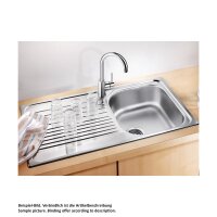 BLANCO Einbauspüle TIPO 45 S Edelstahl Naturfinish, ohne Ablauffernbedienung