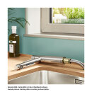 BLANCO Küchenarmatur ALTA-S-F II Einhebelmischer, Vor-Fenster-Armatur Chrom | Hochdruck