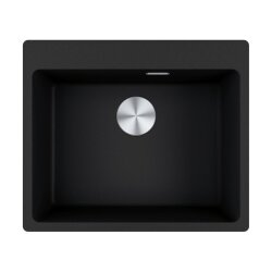 Franke Einbaubecken Maris MRG 610-54 A Fragranit Onyx, Druckknopfventil