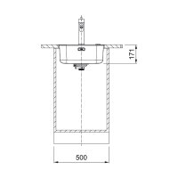 Franke Einbaubecken Smart SRX 210-40 Edelstahl,Handbetätigung