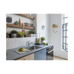 Franke Unterbaubecken Smart SRX 110-50 Edelstahl, Hand-betätigtes Ventil