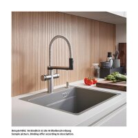 BLANCO Küchenarmatur CHOICE Icona PVD satin dark steel