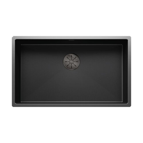 BLANCO Einbaubecken CLARON 700-U Dark Steel Edition