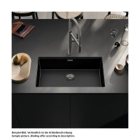BLANCO Einbaubecken CLARON 700-U Dark Steel Edition