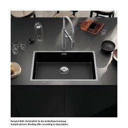 BLANCO Einbaubecken CLARON 700-IF Dark Steel