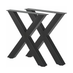 Naber Tischgestelle  Xtreme, 2 Stück, schwarz matt
