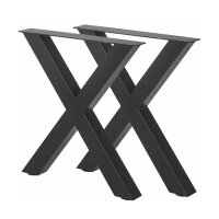 Naber Tischgestelle  Xtreme, 2 Stück, schwarz matt