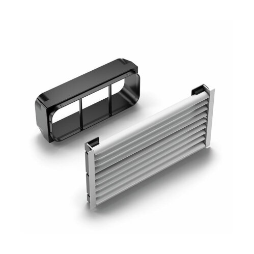 Naber COMPAIR System Ø 150 Prime Sockel-Lüftungsgitter Set flow rund