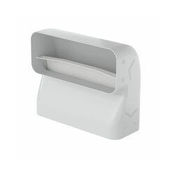 Naber COMPAIR System Ø 150 Prime GREENflow Filterbox Set 2, Lüftungsgitter edelstahlfarbig