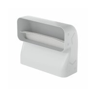 Naber COMPAIR System Ø 150 Prime GREENflow Filterbox Set 2, Lüftungsgitter edelstahlfarbig