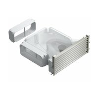 Naber COMPAIR System Ø 150 Prime GREENflow Filterbox Set 2, Lüftungsgitter edelstahlfarbig