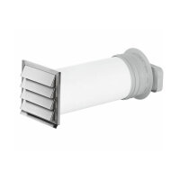 Naber COMPAIR System Ø 150 Prime P-Klima-E flow 150 Mauerkasten, weiß, Edelstahl