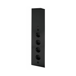 Naber Ecksteckdosenelement Mira ES1 USB A/C, schwarz matt