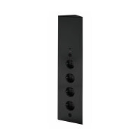 Naber Ecksteckdosenelement Mira ES1 USB A/C, schwarz matt