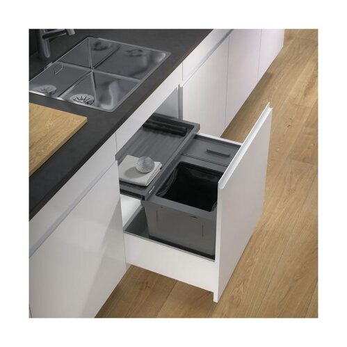 Naber X-LINE 600/M7 mit Basic Schublade, Abfallsammler für vorhandene Auszüge, anthrazit