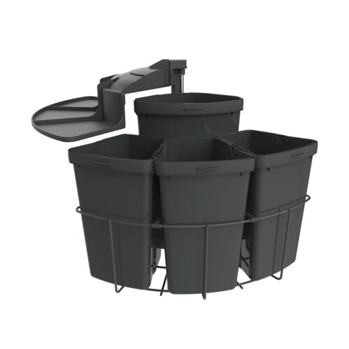 Naber Abfallsammler Cabbi® 4, anthrazit