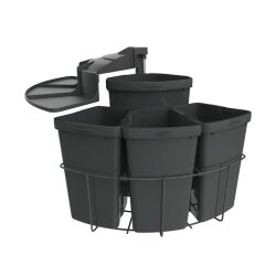 Naber Abfallsammler Cabbi® 4, anthrazit