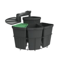 Naber Abfallsammler Cabbi® 4 plus, anthrazit