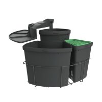 Naber Abfallsammler Cabbi® 3 plus, anthrazit