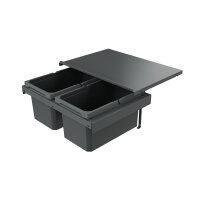 Naber Abfallsammler Cox Stand-UP® 250 S/600-2, für vorhandenen Auszug, anthrazit