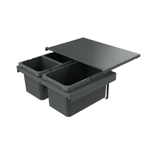 Naber Abfallsammler Cox Stand-UP® 250 S/600-3, für vorhandenen Auszug, anthrazit