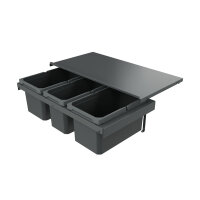 Naber Abfallsammler Cox Stand-UP® 250 S/800-3, für vorhandenen Auszug, anthrazit