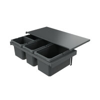 Naber Abfallsammler Cox Stand-UP® 250 S/800-4, für vorhandenen Auszug, anthrazit