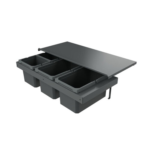 Naber Abfallsammler Cox Stand-UP® 250 S/900-4, für vorhandenen Auszug, anthrazit