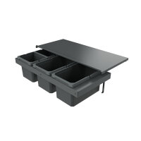 Naber Abfallsammler Cox Stand-UP® 250 S/900-4, für vorhandenen Auszug, anthrazit