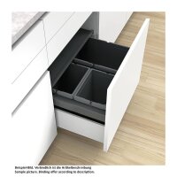Naber Abfallsammler Cox Stand-UP® 280 S/600-3, für vorhandenen Auszug, anthrazit