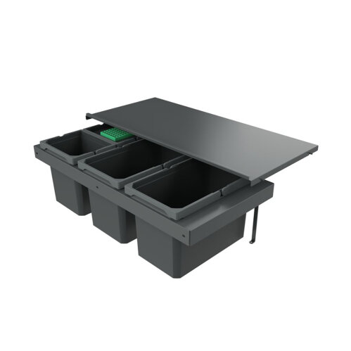 Cox Stand-UP ® 280 S/600-3, Abfallsammler für vorhandene Auszüge, mit Biodeckel