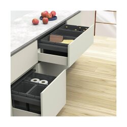Naber Abfallsammler Cox Stand-UP® 350 S/500-3, für vorhandenen Auszug, anthrazit