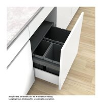 Naber Abfallsammler Cox Stand-UP® 350 S/500-3, für vorhandenen Auszug, anthrazit