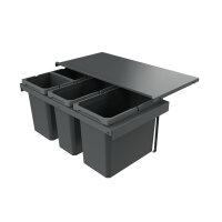 Naber Abfallsammler Cox Stand-UP® 350 S/800-4, für vorhandenen Auszug, anthrazit