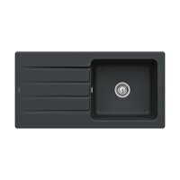 Villeroy & Boch Einbauspüle Architectura 60 mit Handbetätigung Premiumline R7 Pure Black