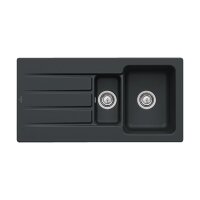 Villeroy & Boch Einbauspüle Architectura 60 XR mit Handbetätigung Premiumline R7 Pure Black