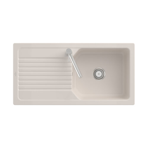 Villeroy & Boch Einbauspüle Linara 60 Handbetätigung Classicline KR Crema (glänzend)