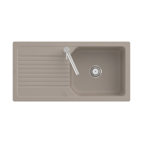 Villeroy & Boch Einbauspüle Linara 60 Handbetätigung Classicline AM Almond