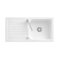 Villeroy & Boch Einbauspüle Linara 60 Excenterbetätigung Premiumline KG Snow White (glänzend)