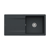 Villeroy & Boch Siluet 60 mit Handbetätigung Premiumline R7 Pure Black