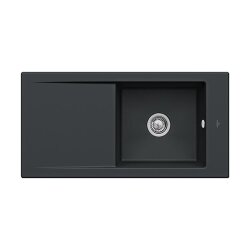 Villeroy & Boch Einbauspüle Timeline 60 mit Handbetätigung Premiumline R7 Pure Black