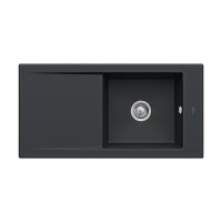 Villeroy & Boch Einbauspüle Timeline 60 mit Handbetätigung Premiumline R7 Pure Black