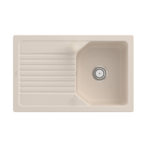 Villeroy & Boch Einbauspüle Linara 45 Handbetätigung Classicline FU Ivory